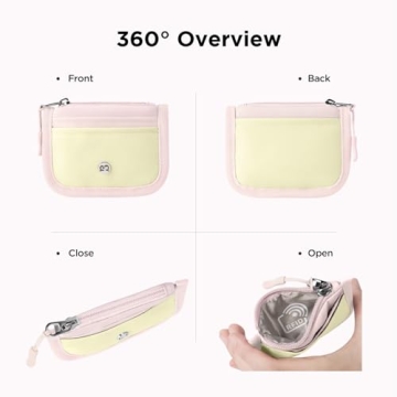 Stylish Babysun Mini RFID Wallet with Zipper Pocket