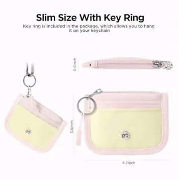 Stylish Babysun Mini RFID Wallet with Zipper Pocket