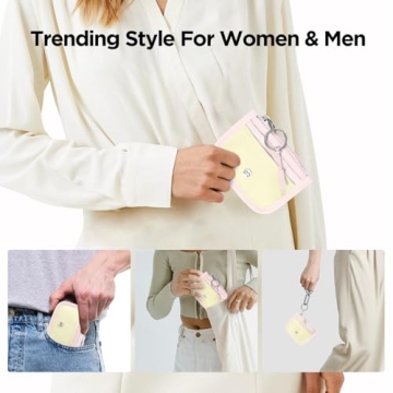 Stylish Babysun Mini RFID Wallet with Zipper Pocket