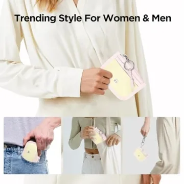 Stylish Babysun Mini RFID Wallet with Zipper Pocket