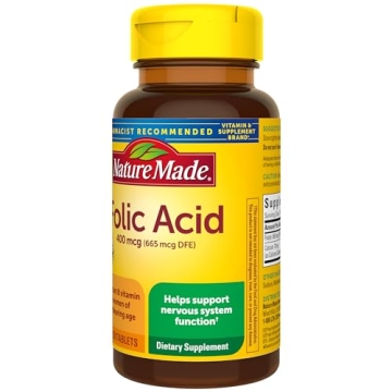 Folic Acid 400 mcg Supplement for Nervous System