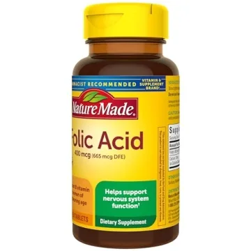 Folic Acid 400 mcg Supplement for Nervous System