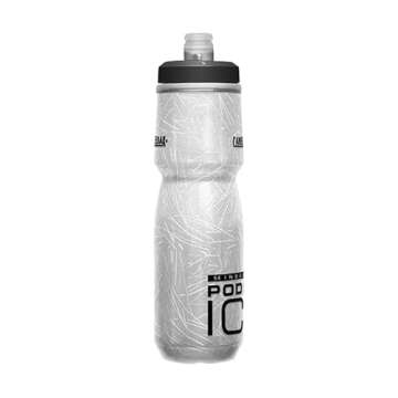 CamelBak Podium Ice Bike Bottle: 21oz Insulated Squeeze Bottle, Black