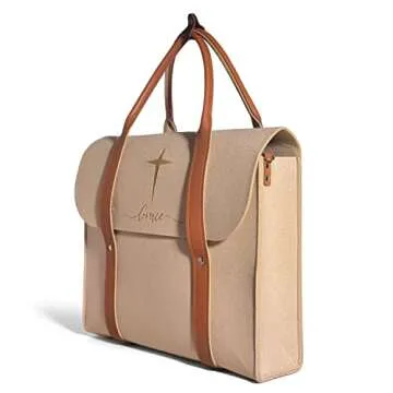 Eco-Friendly Felt Bible Covers For Women - Stylish Tote