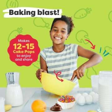 BAKETIVITY Kids Cake Pop Kit for Fun Baking