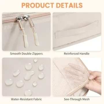 Packing Cubes Set - Organize Travel Luggage Efficiently