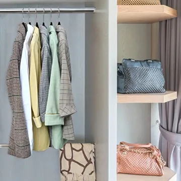 BAGAIL Velvet Non-Slip Hangers for Organized Closets