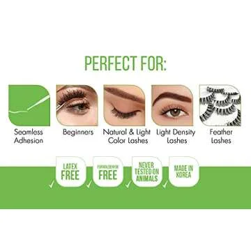 DUO Brush-on Strip Lash Adhesive, Clear, 0.18oz, 2-Pack