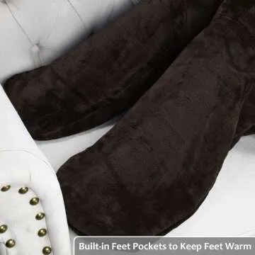 Catalonia Sherpa Wearable Blanket for Adults