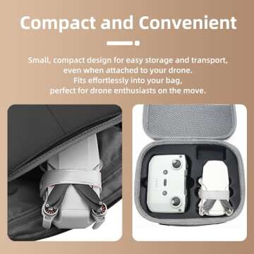 SENSKDN Propeller Holder for DJI Mini Drones - Grey