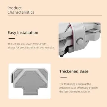 SENSKDN Propeller Holder for DJI Mini Drones - Grey