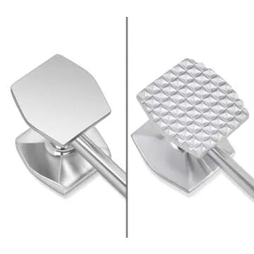 Aliglow Meat Tenderizer Hammer Tool for Perfect Cuts