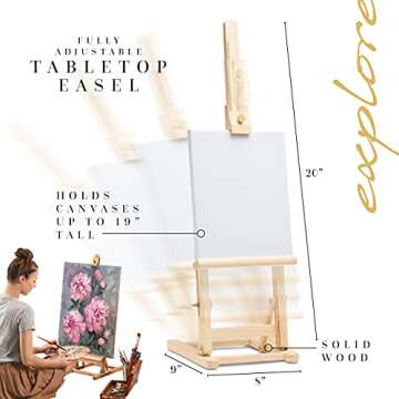 62-Piece Premium Acrylic Art Paint Set for All Ages