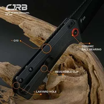 CJRB RUFFIAN Folding Knife - Tactical EDC Excellence