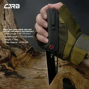CJRB RUFFIAN Folding Knife - Tactical EDC Excellence
