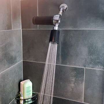 AQUAYOUTH 2.0 Carbon Shower Head Filter System | Removes Chlorine, Heavy Metals, And More | Great For Dry Skin/ Hair, And More | NSF Certified