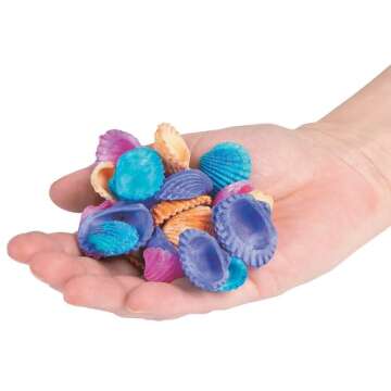 Fun Express Clamrose Shells - Vibrant Crafting Colors