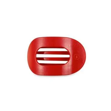 TELETIES - Small Flat Round Hair Clip - Holiday Collection - Hair Claw Clips for Women - Strong Grip...