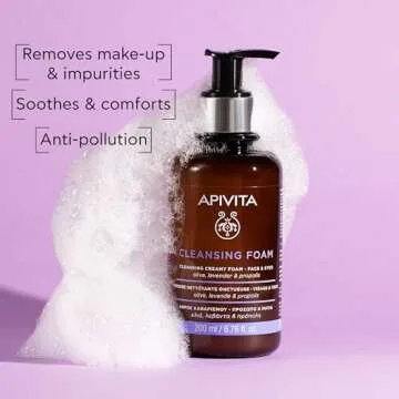 Apivita Foaming Face Wash for Gentle Makeup Removal
