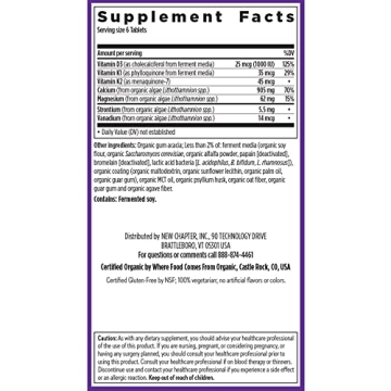 New Chapter Organic Calcium - Easy Swallow Tiny Tabs