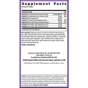 New Chapter Organic Calcium - Easy Swallow Tiny Tabs