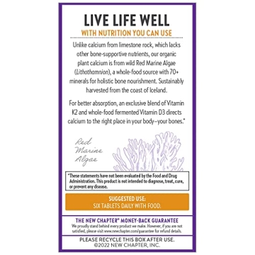 New Chapter Organic Calcium - Easy Swallow Tiny Tabs