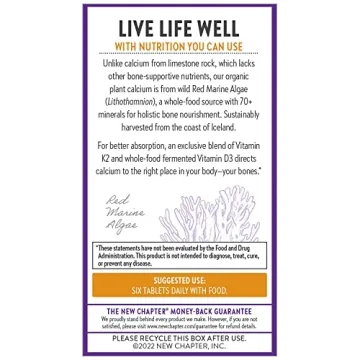 New Chapter Organic Calcium - Easy Swallow Tiny Tabs