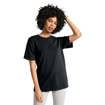 Comfort Colors Adult Short Sleeve Tee - Black Large (1-pack) for Casual Wear