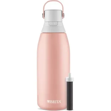 Brita Stainless Steel Filter Water Bottle - BPA-Free, Insulated & Eco-Friendly
