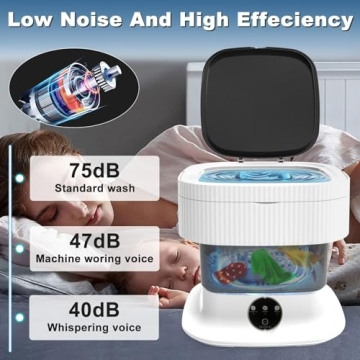 Mini Portable Washing Machine for Travel and Delicates
