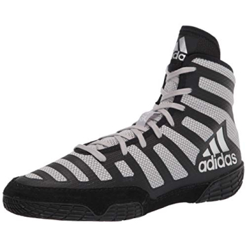 adidas Unisex Varner Wrestling Shoes, Black/Grey/Grey, 12 US Men
