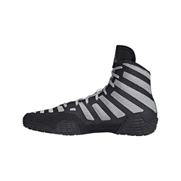 adidas Unisex Varner Wrestling Shoes in Black Grey