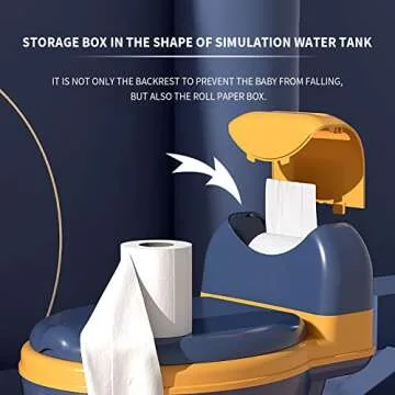 Realistic Potty Training Toilet with Soft Seat and Splash Guard