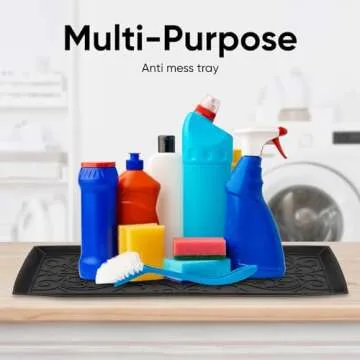 Superio Heavy Duty Rubber Boot Tray for Indoors Outdoors