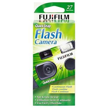 Fujifilm QuickSnap Flash 400 Disposable Camera - 27 Exposures, 10 Pack