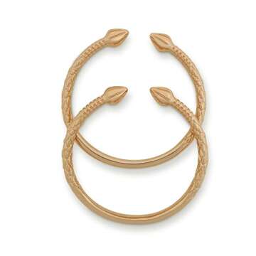 NYCFASHIONJEWELS The Vessel Rose Gold Acorn Bangles, 18K Rose Gold, Cocoa Pod West Indian Bangles fo...