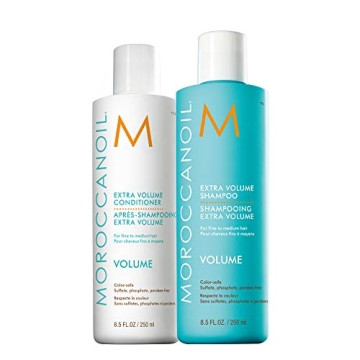 Moroccanoil Extra Volume Shampoo Conditioner Bundle 8.5 Fl Oz