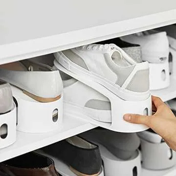 Space Saving Shoe Organizer - Carrotez Shoe Slots 3 Pack