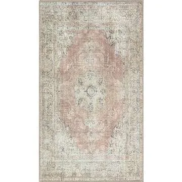 RugOver Washable Pet-Friendly Non-Slip Area Rug