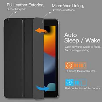 Buy TiMOVO iPad 10.2 Case for Slim Protection and Stand