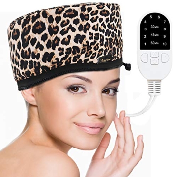 Electric Thermal Heat Cap Corded for Deep Conditioning Nourishing Hair Therapy Treatment -Moisturize...