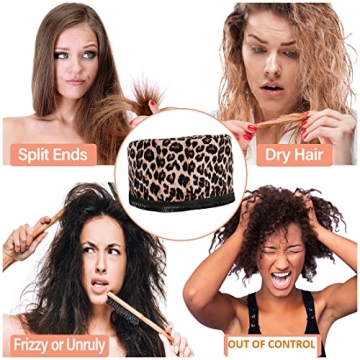 Electric Thermal Heat Cap for Silky, Shiny Hair Treatments
