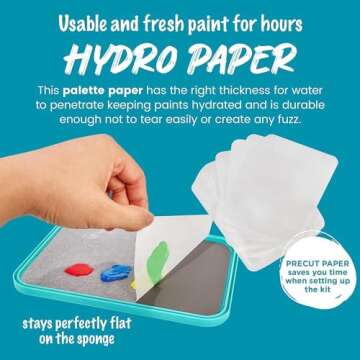 Wet Palette Miniature Painting Kit - Stay Fresh & Organized