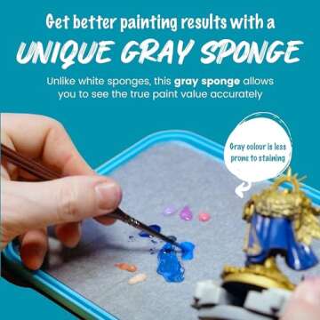 Wet Palette Miniature Painting Kit - Stay Fresh & Organized