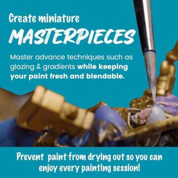 Wet Palette Miniature Painting Kit - Stay Fresh & Organized