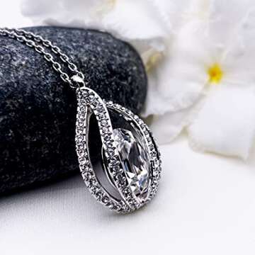 TRYNDI Necklace Gifts for Wife from Husband - Valentines Day Gifts for Her Wife, Gifts for her Anniversary, Birthday Gift Ideas, Gift for Wife , Christmas, Valentines, Wedding Anniversary Romantic Gifts for Her