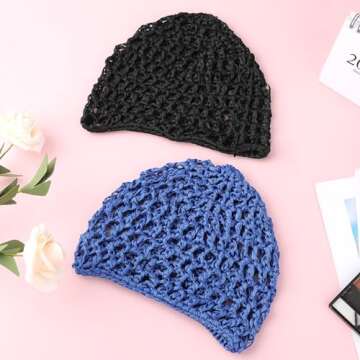 WLLHYF Net Shower Cap 2 PCS for Hair Care