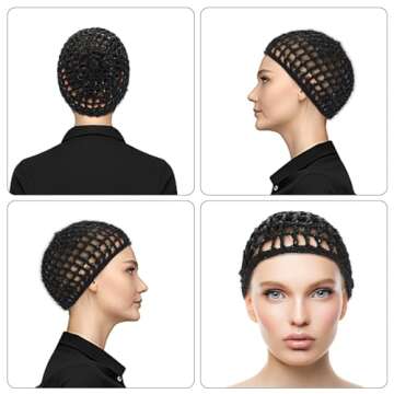 WLLHYF Net Shower Cap 2 PCS for Hair Care