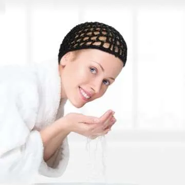 WLLHYF Net Shower Cap 2 PCS for Hair Care