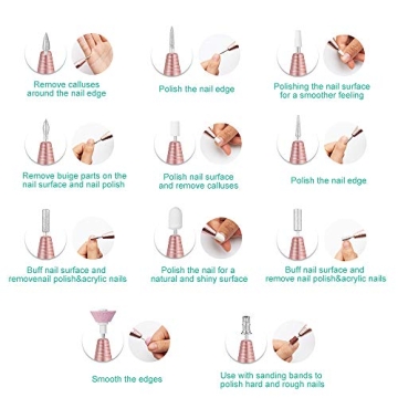 20000 RPM Nail Drill for Home Use and Salons